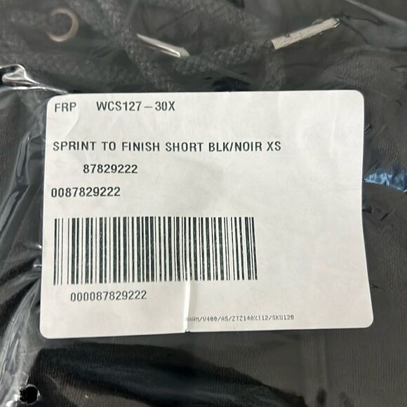 Free People Black Sprint To The Finish Shorts XS - Picture 6 of 8